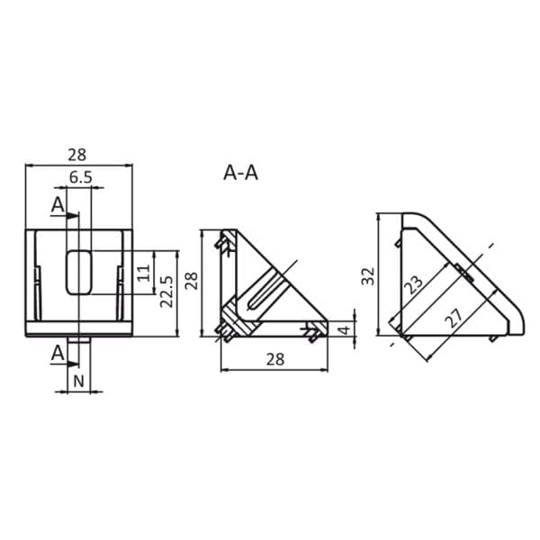 Bracket 8 - 28 x 28 - Image 2