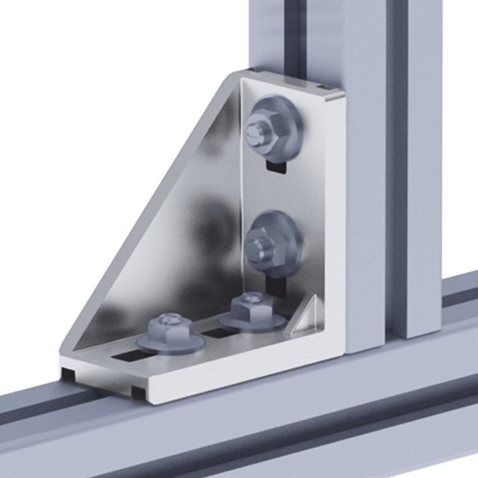 Aluminum Bracket 40 x 80 - Connection Angle - A2A Systems