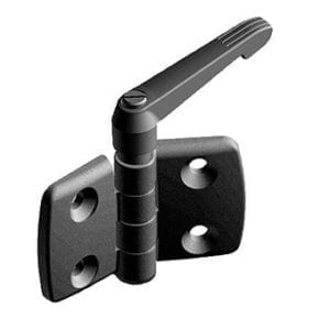 Plastic Combi Hinge 40x40 ND w/ locking lever - Hinges - A2A Systems