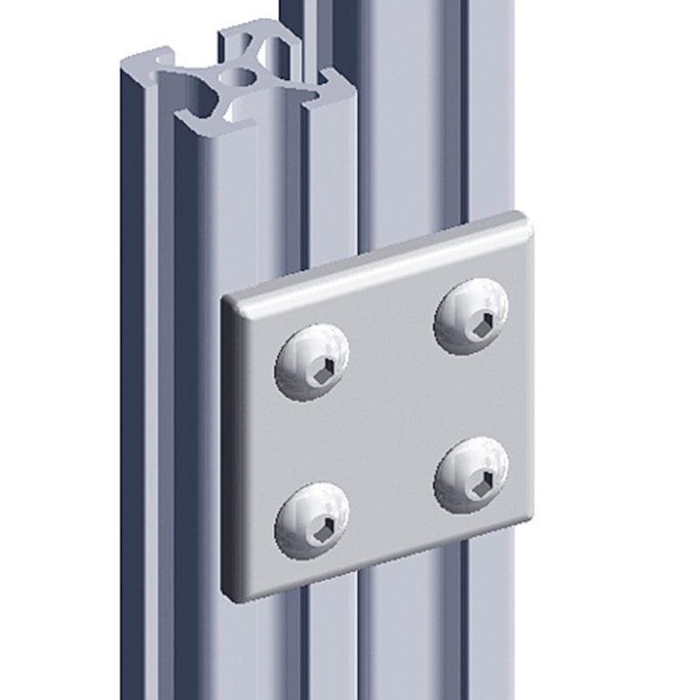 Aluminum Connection Plate 20 40/40 Connection Plate A2A Systems