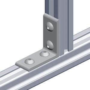 Aluminum Angle 20 - 20x40 - Connection Angle - A2A Systems