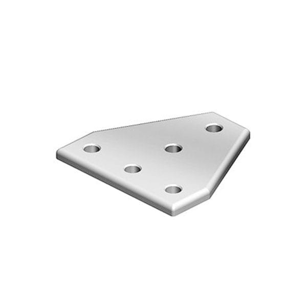 Aluminum T-connection Plate  45 - 131x131