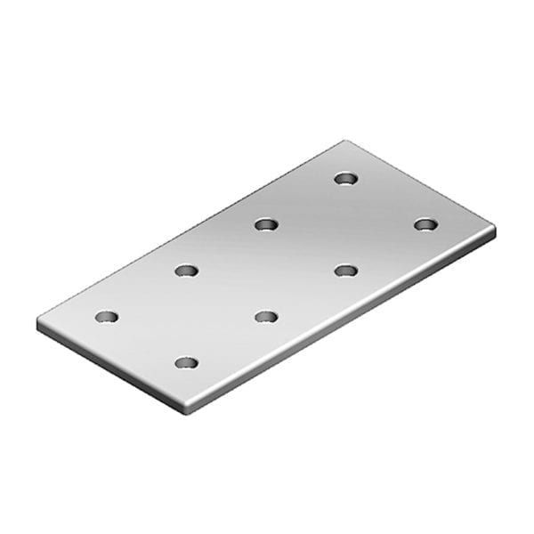 Double Aluminum Connection Plate 20 - 40x80