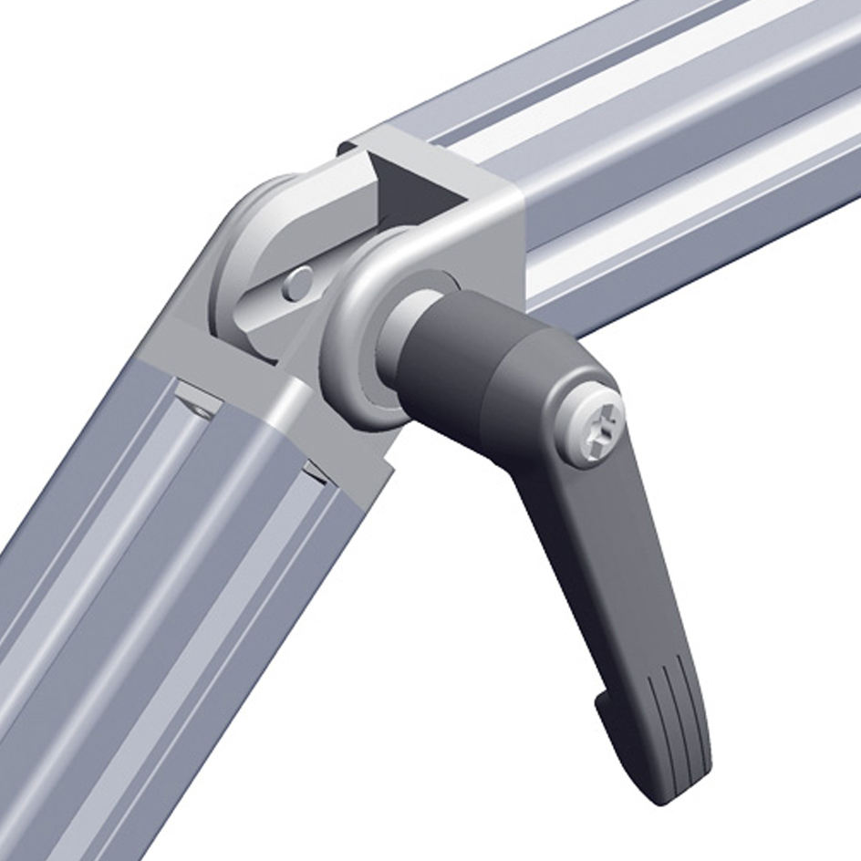 Pivot Joint 20 with locking lever - Connectors - A2A Systems