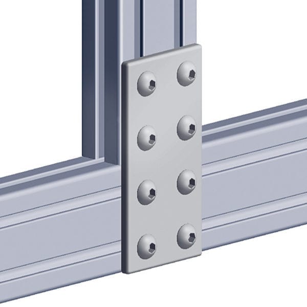 Double Aluminum Connection Plate 30 - 60x120 - Image 3
