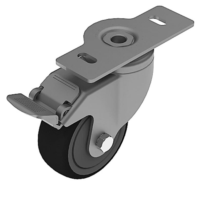 PA Mounting plate swivel caster 80 - 111 - Casters - A2A Systems