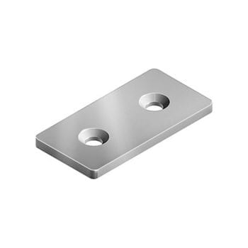 Steel Connection Plate 40x80 Zinc