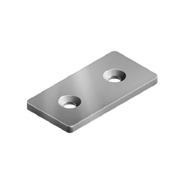 Steel Connection Plate 45x90 Black
