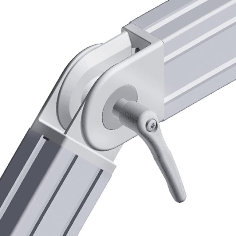 Pivot joint 40/80 with locking lever Connectors A2A Systems
